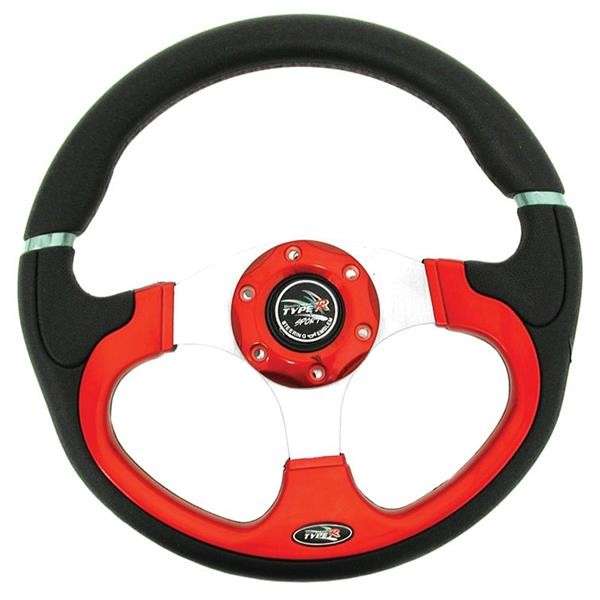 Steering Wheel - Polyeurathane - Red