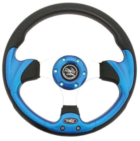 Steering Wheel - Polyeurathane - Blue