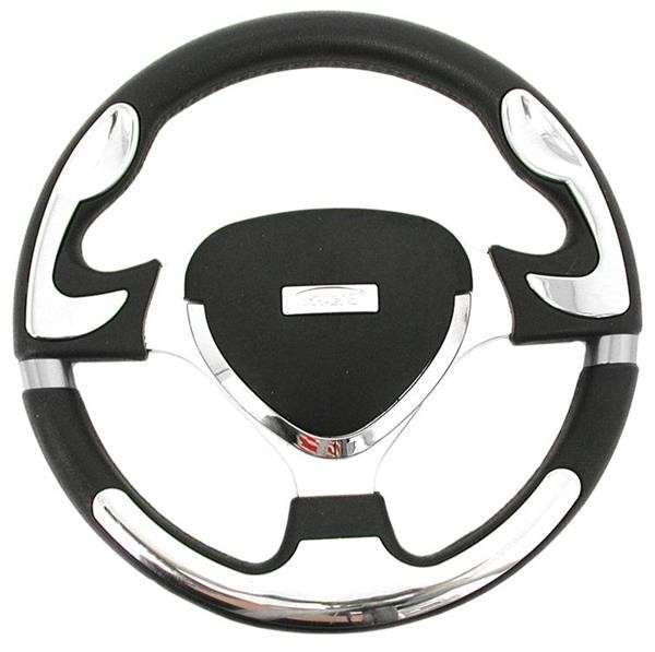 Steering Wheel - Chrome and Polyeurathane