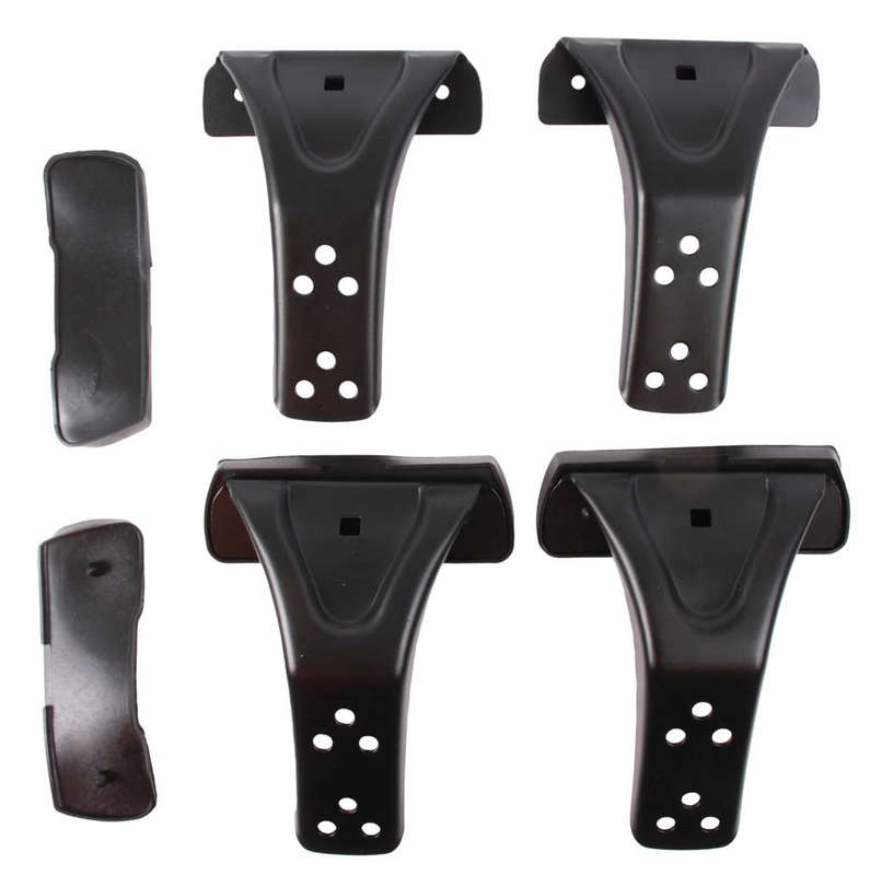 Oval Aluminium Roof Bars - 3 Type Fittings