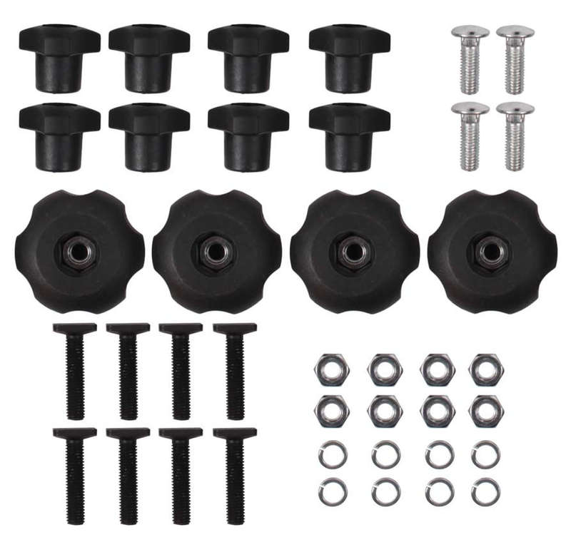Oval Aluminium Roof Bars - 3 Type Fittings