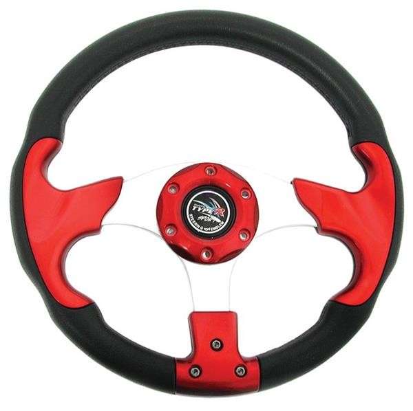 Steering Wheel - Polyeurathane - Red