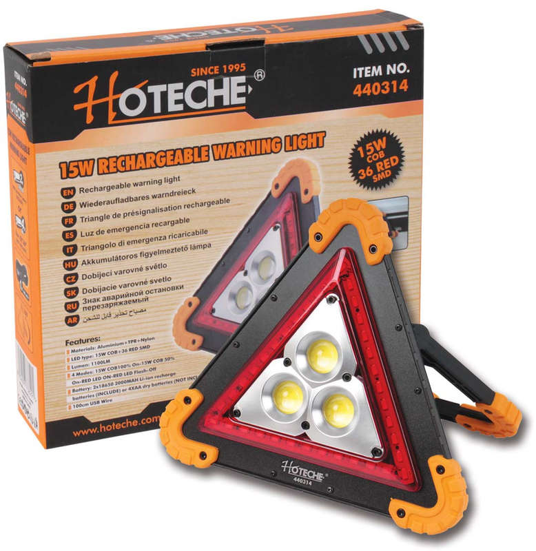 Warning Triangle - LED - 15 Watt - 1100 Lumens