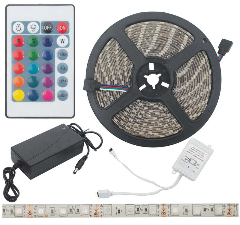 LED Strip Light - Multicolour - 12 Volt - 5 Meters