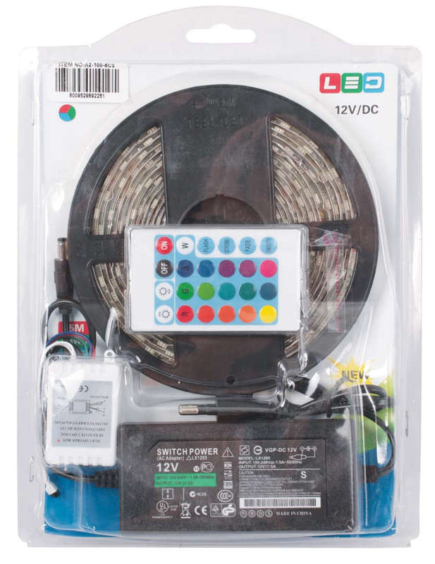 LED Strip Light - Multicolour - 12 Volt - 5 Meters