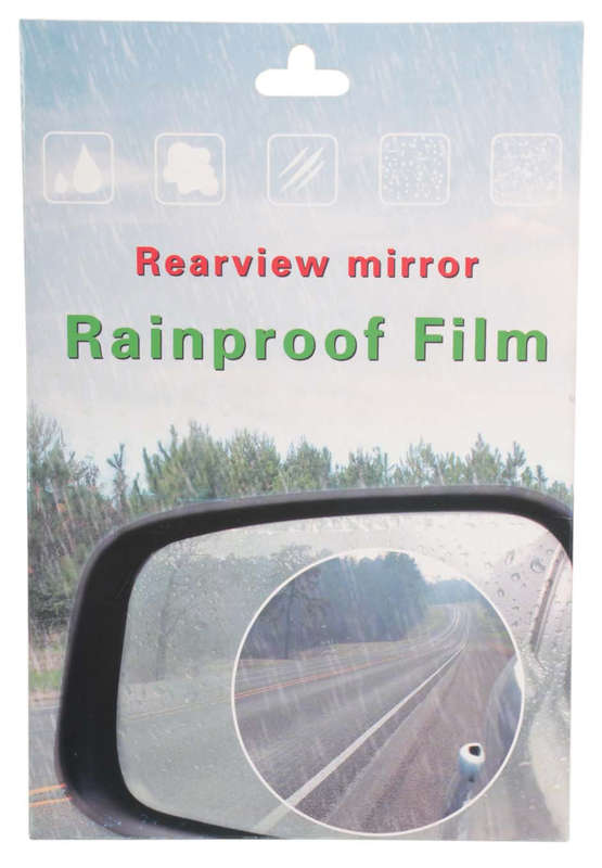 Rear View Mirror Rainproof Film - 100mm x 150mm