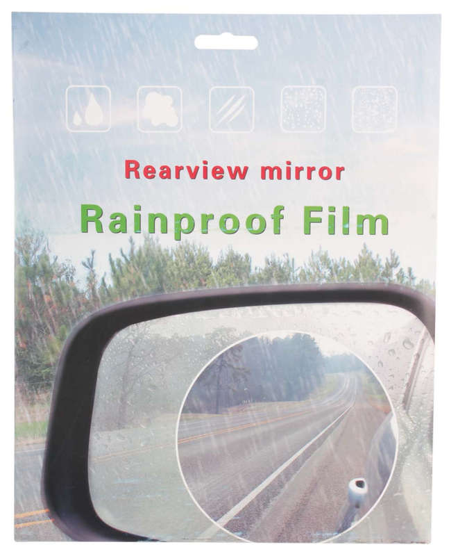 Rear View Mirror Rainproof Film - 150mm x 200mm