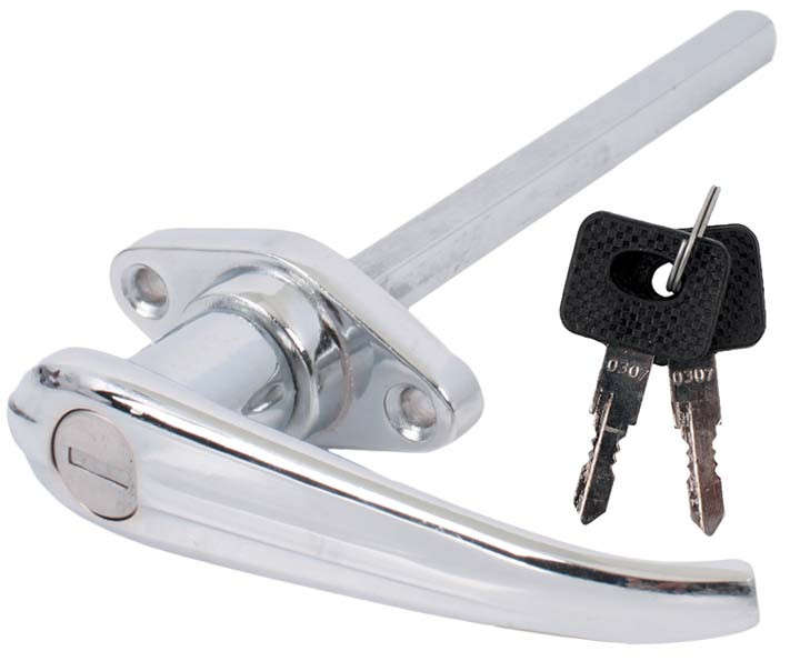 Canopy Locking Handle with Keys - L Type