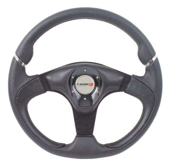 350mm Steering Wheel - PVC - Black