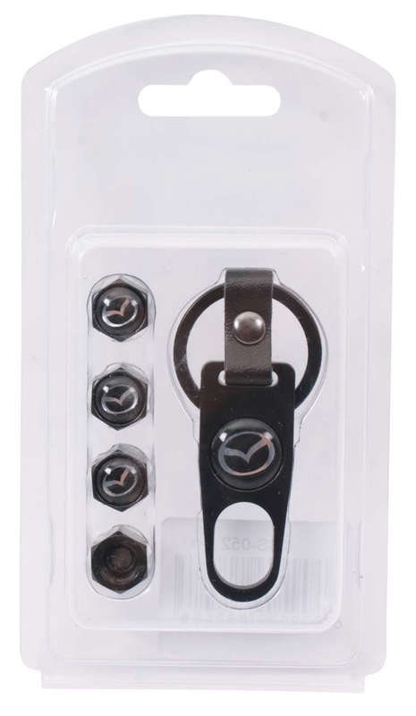 Valve Caps - Mazda with Key Ring