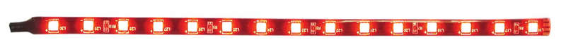 Stick On Soft LED Strip Light - Red - 12 Volt - 30cm