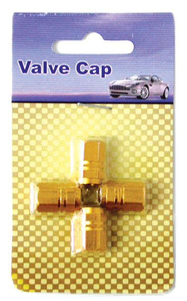 Valve Caps - Gold - 4 Piece