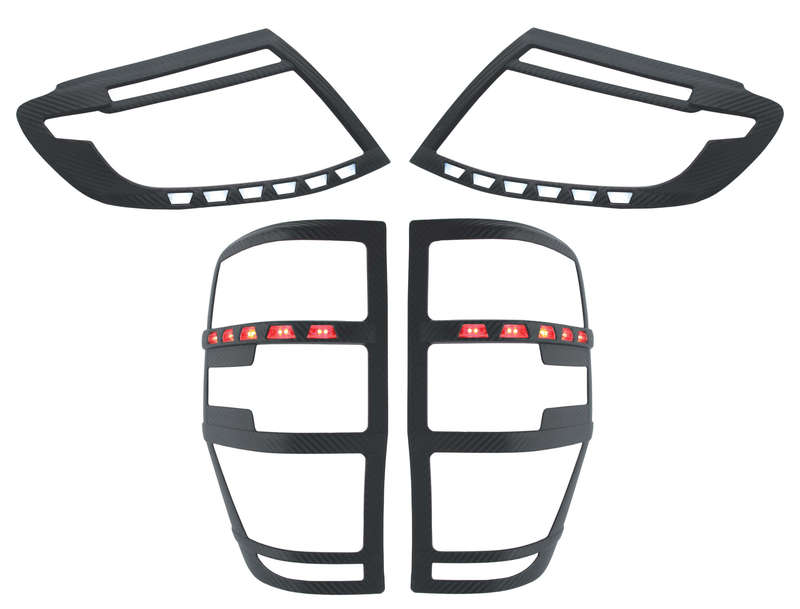 Head Lamp / Tail Lamp Cover Set for Ford Ranger 2012 Onward