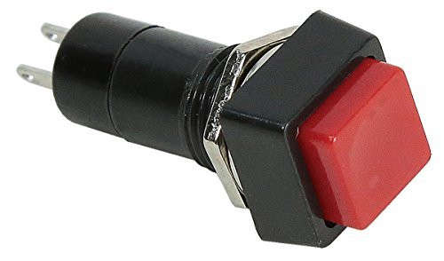 Button Switch - Square - Red