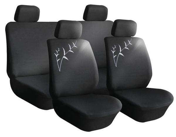 8 Piece X-TREND - Black Seat Cover Set
