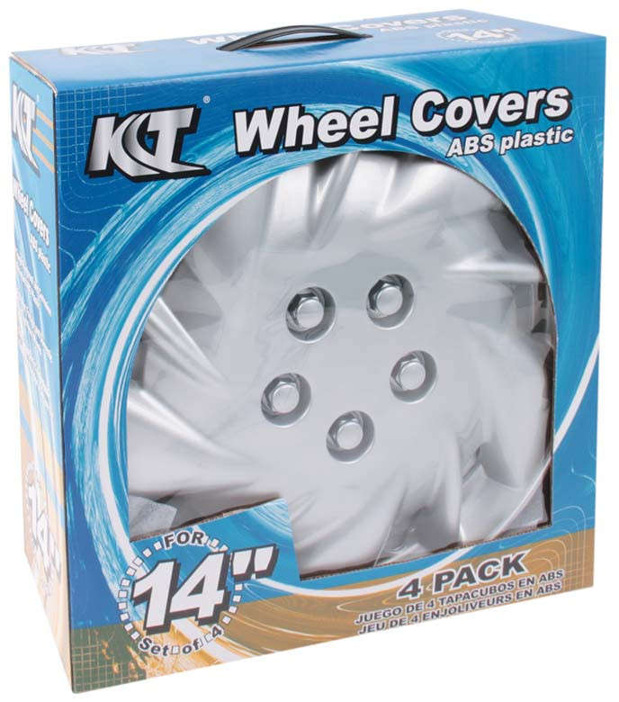 14" Silver Wheel Cover Set