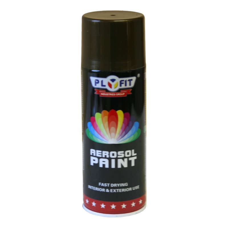 Plyfit Aerosol Spray Paint - Dark Brown - 300ml