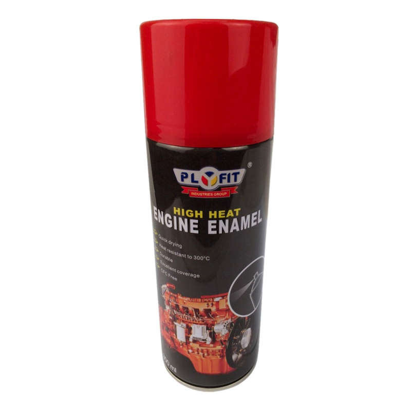Plyfit Aerosol Spray Paint - High Heat Engine Red - 300ml