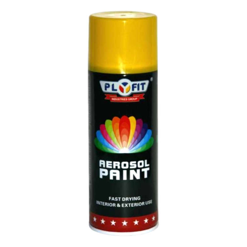 Plyfit Aerosol Spray Paint - Yellow - 300ml