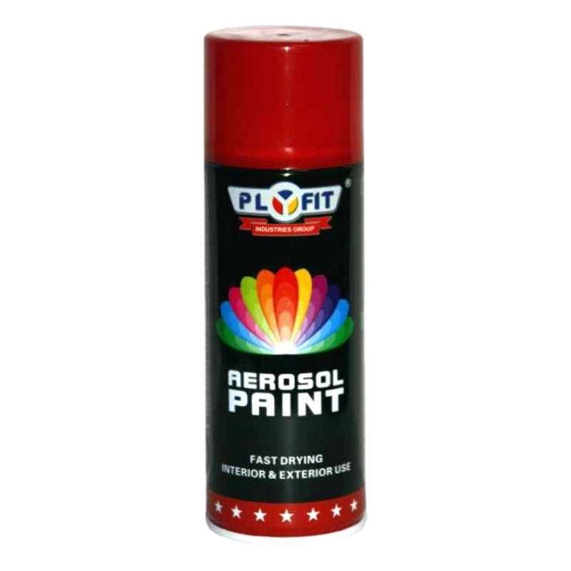 Plyfit Aerosol Spray Paint - Fire Red - 300ml