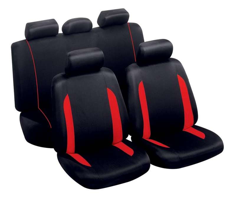 9 Piece Spa - Red Seat Cover Set
