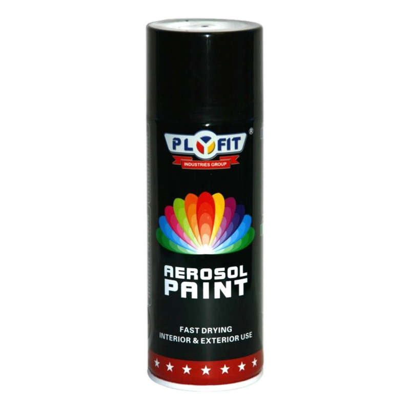 Plyfit Aerosol Spray Paint - Gloss Black - 300ml