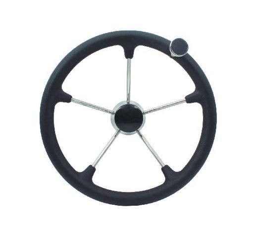 Marine Steering Wheel - 316SS - 330mm - Grey