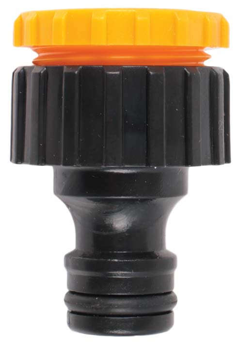 Tap Adaptor - 1/2 and 3/4 Inch ABS Plastic