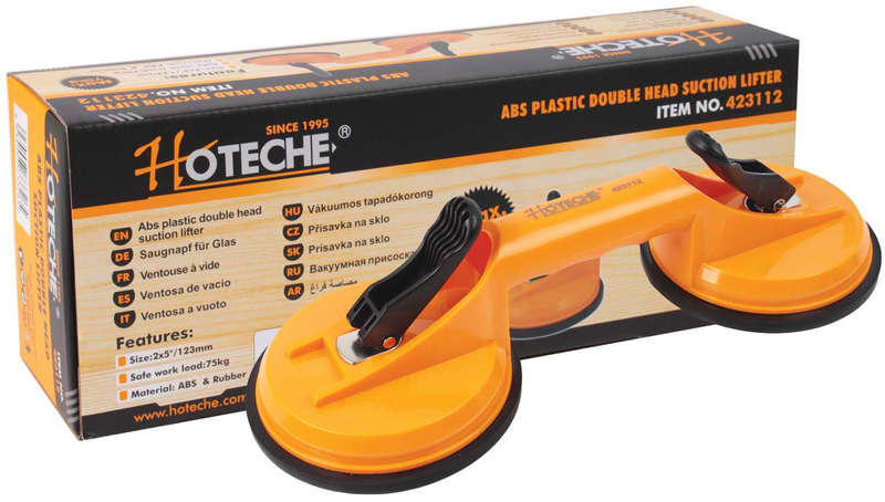 Glass Suction Grip ABS - Double Cup - Safe to 20kg