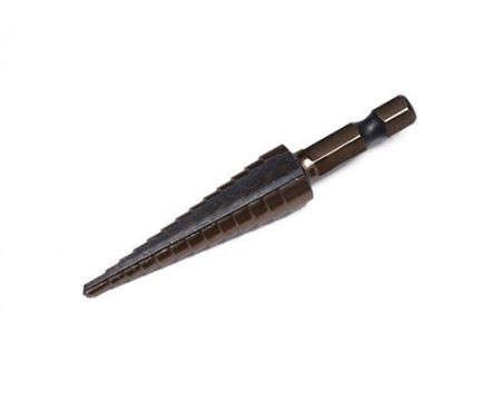 Stepped Drill Bit (4mm to 12mm) - 9 Step HSS
