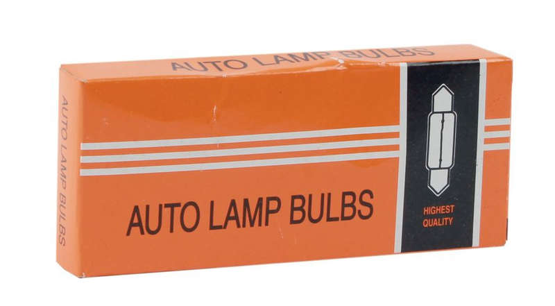 Festoon Globe - 12V 10W - 30mm x 10mm - 10 Pack