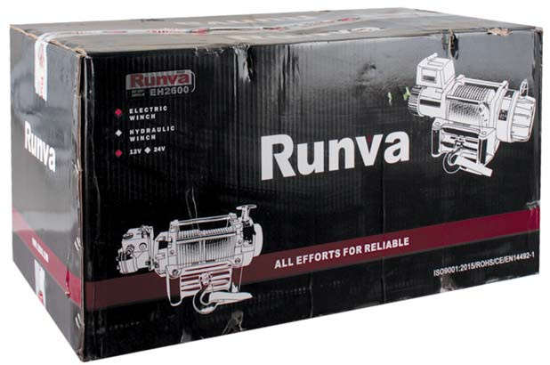 Runva 12 Volt Electric Hoist - 2600 lbs (1180 kg)