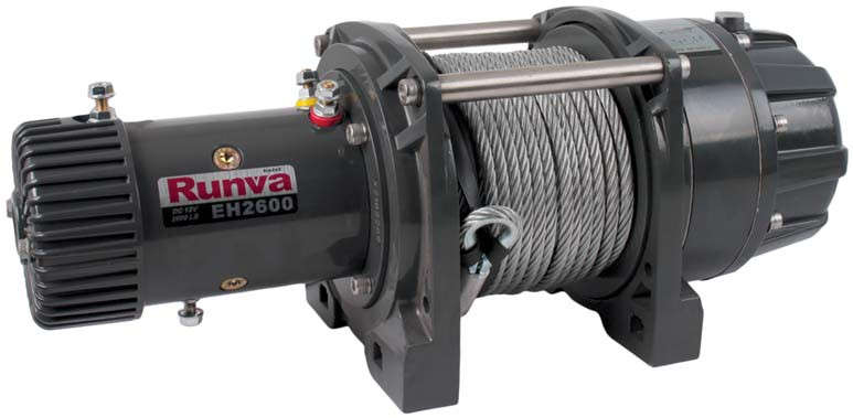 Runva 12 Volt Electric Hoist - 2600 lbs (1180 kg)