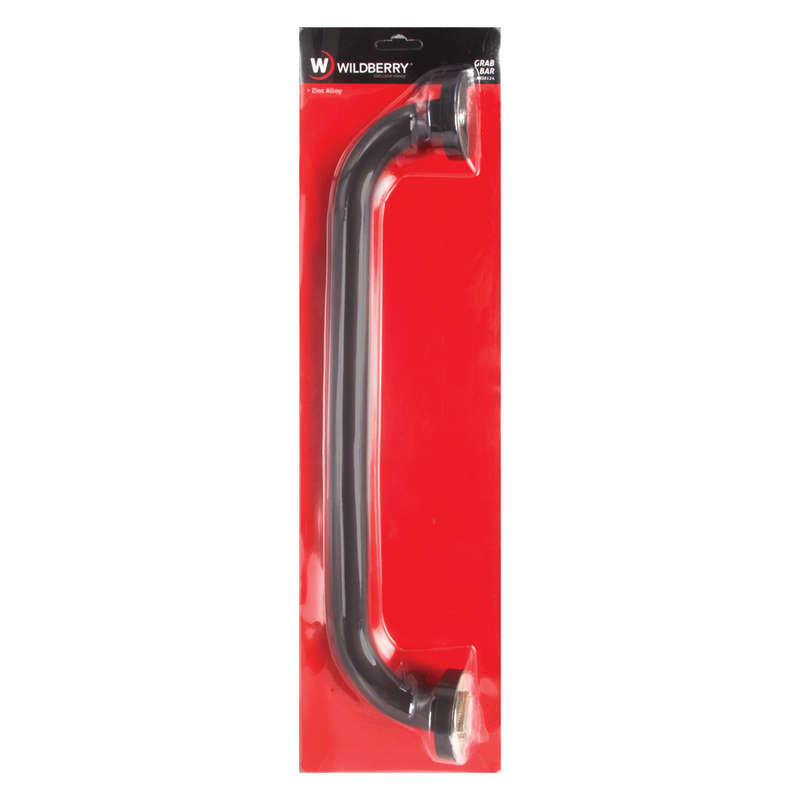 Grab Bar - Matt Black Zinc Alloy - 400mm