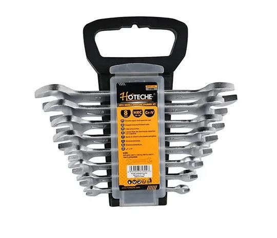 Double Open End Spanner Set - 8 Piece