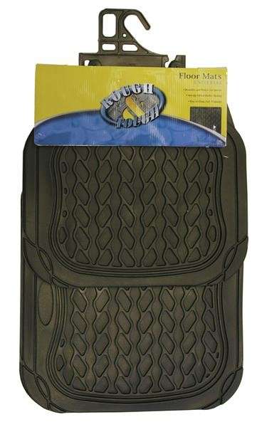 Rubber Mat Set - Black - 4 Pieces