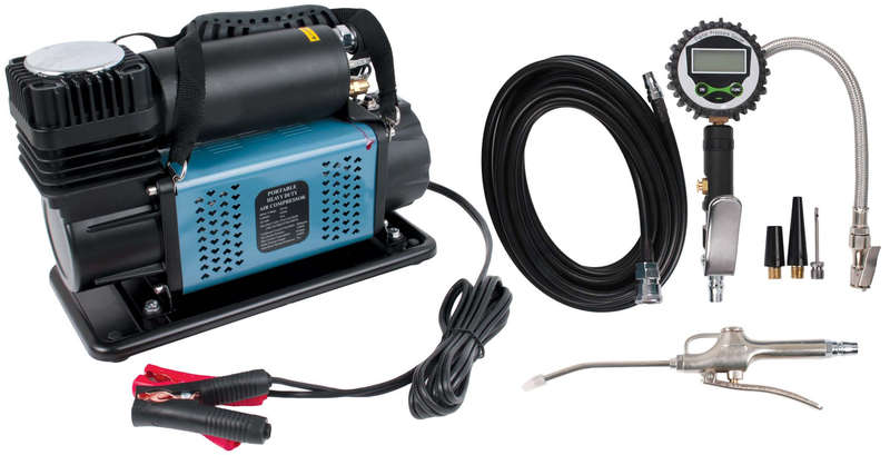 Heavy Duty Compresor win a Blow Moulded Kit - 12 Volt - 3 Pieces