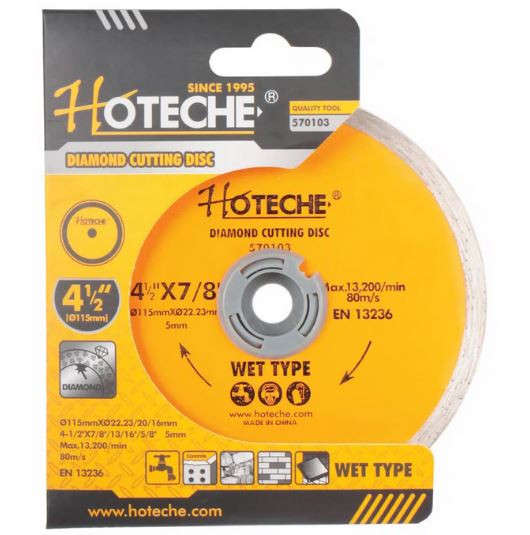 Diamond Cutting Disc 115mm - Wet Type