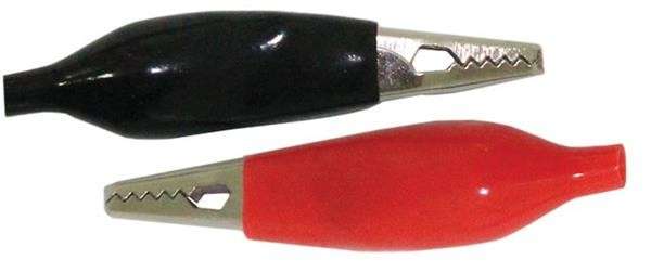 Battery Clips - Insulated - 20Pieces - Black and Red