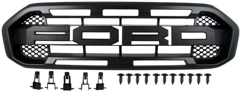 Ford Ranger Grille Black - T8 Only