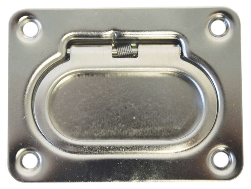 Pull Ring - 76mm x 57mm - Stainless Steel