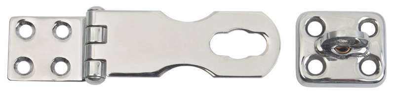 Hasp and Staple - 102mm x 28mm - Stainless Steel