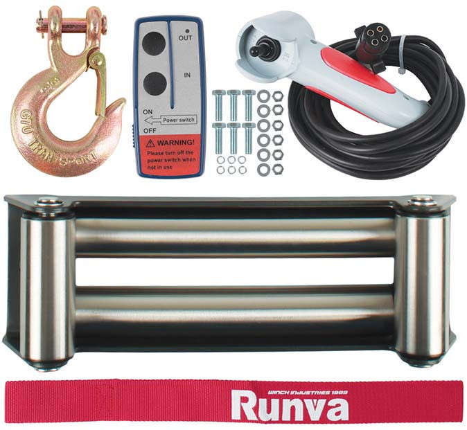 Runva 12 Volt - 12000lb (5443kg) - Electric Winch