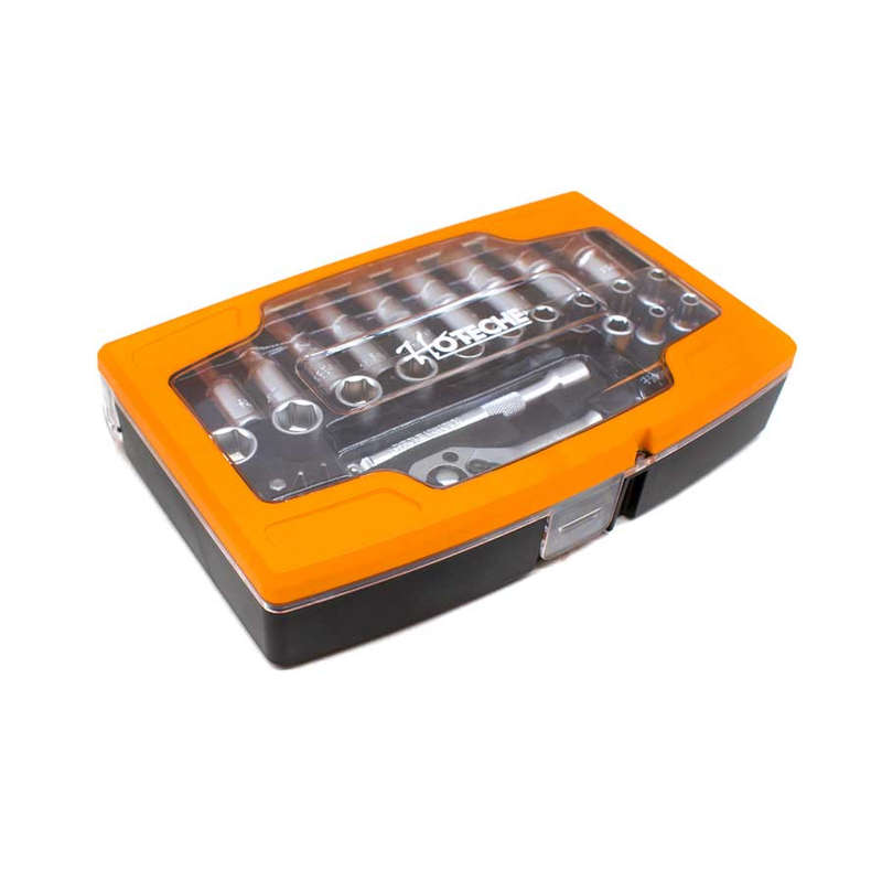 Socket Set - 1/4 inch Drive - 37 Piece - Hoteche