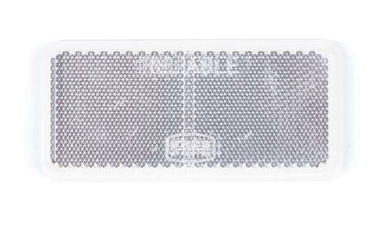 Rectangle Clear Reflector - 90mm x 40mm