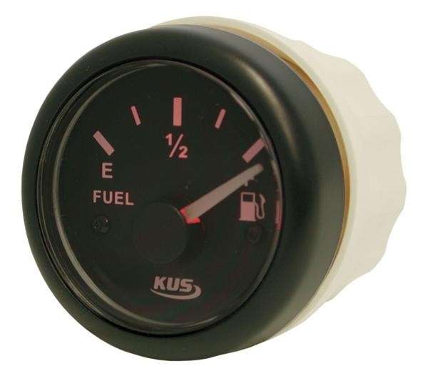 Fuel Level Gauge - 52mm - Black