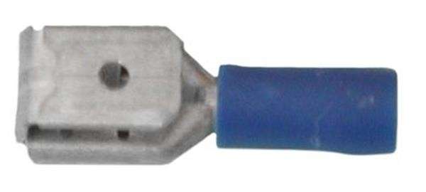 Blue Piggy Back Terminal - 6.3mm - 100 Pieces
