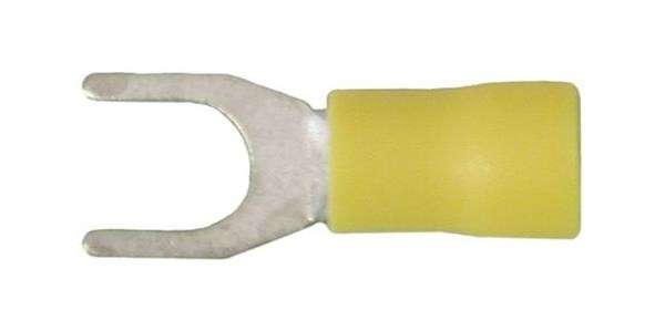 Yellow Fork Terminal - 6.4mm - 100 Pieces