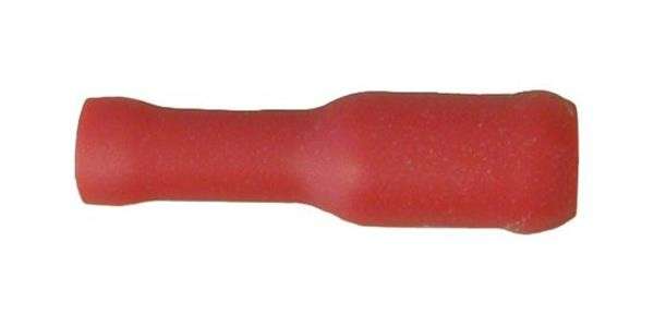 Red Female Bullet Terminal - 10 Pieces