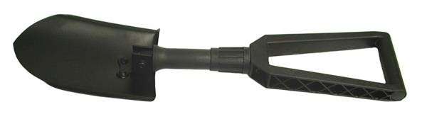 Folding Camping Shovel with Bag and Plastic Handle